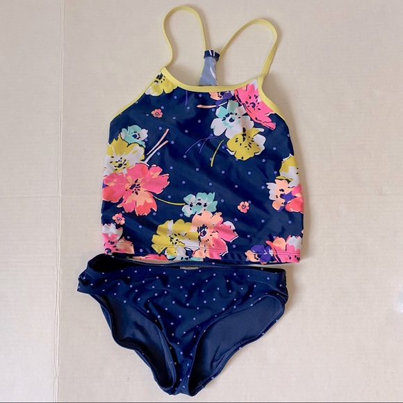 Old navy kid girls Tankini swimsuit lot - size Large - Picture 3 of 7